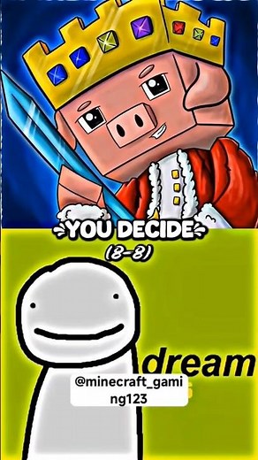 dream vs technoblade comparison #minecraft #tachnoblade #dream #gaming