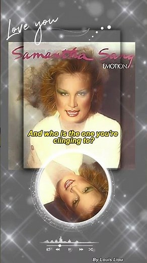 Samantha Sang Ft. The Bee Gees - Emotion