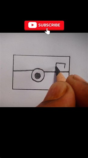 Easy Camera Drawing Step by Step | Simple Camera Drawing for Beginners #shorts