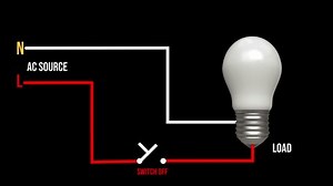 Ac Simple Light Switch Diagram Bulb Stock Footage Video (100% Royalty-free) 3910779627 | Shutterstock