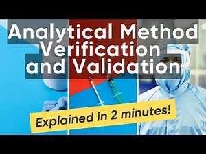 Pharmacopeial Analytical Method Verification and Validation