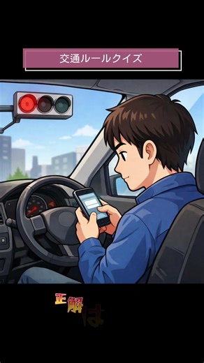 信号待ちのスマホ操作はアウト！？セーフ！？