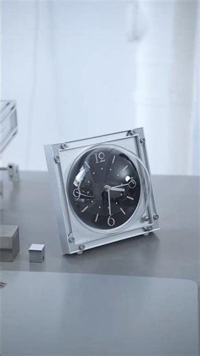 clock with a strong sense of design
