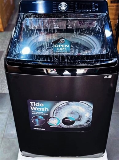 *Hisense Top Load Automatic Washing Machine*🔥 1. 8KG __________ 680,000🔥 2. 9KG __________ 750,000🔥 3. 11Kg _________ 900,000🔥 4. 14KG ________ 940,000 5. 16KG ________ 1,130,000 6. 18Kg _________ 1,350,000 7. 20KG _________ 1,450,000 Ni automatic zinafua,kusuuza na kukaush #viralvideos #hisense
