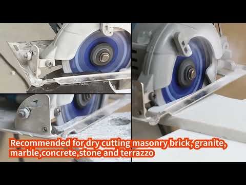 Fine Wave Diamond Blade ⚡ Clean Dry Cuts on Stone & Concrete #DiamondBlade #concretecutting