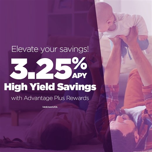 Dream bigger with our best high yield savings account-- earn 3.25% APY when you meet Advantage Plus Rewards status! ⛅ Visit us online to learn more and elevate your savings today: https://bit.ly/48gOb0z | Advia Credit Union | Facebook