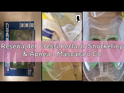 Reseña del Cressi Perla Jr Snorkeling & Apnea - Máscara o Conjunto Máscara Perla Jr + Tubo Minigring