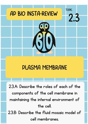 Check out daily AP Bio Review on IG stories ❤️🤓🐧 Today is 2.3! #apbio #apbiology #studywithme #apstudent #highschool