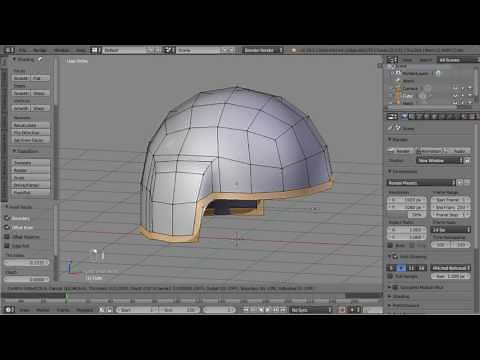 Blender, quick helmet (not a tutorial)