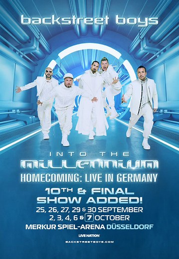 Backstreet Boys Final Show in Düsseldorf Announcement