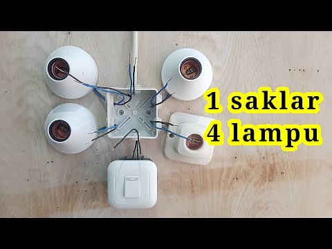 Tutorial on installing a single switch with 4 lights