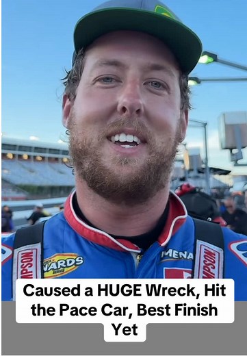 Cleetus McFarland's Intense Crash at Pace Car