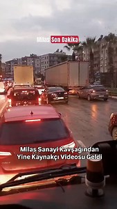Milas Sanayi Kavşağından Yine Kaynakçı Videosu Geldi | Milas Son Dakika