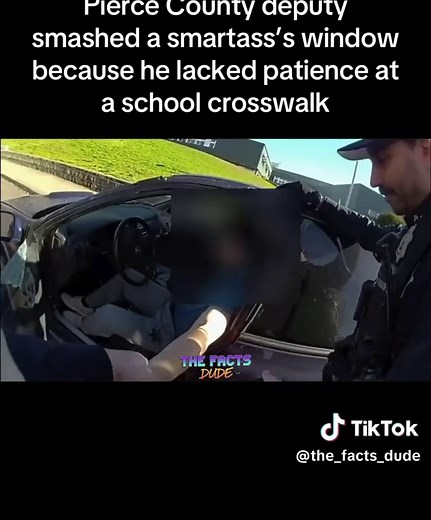 On February 10, the man ignored the crossing guard’s instructions and drove through while a student was walking. The next day, deputies located him at the school and attempted to arrest him on probable cause. The man went back and forth until a deputy broke his window with his bare hands. The longhaired smartass was booked into Pierce County Jail on charges of reckless driving, two counts of driving with a suspended license, and resisting arrest. Satisfying