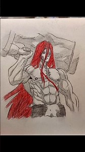 drawing THOR, record of Ragnarok #drawing #animeart #art #thor #recordofragnarok #anime #fyp