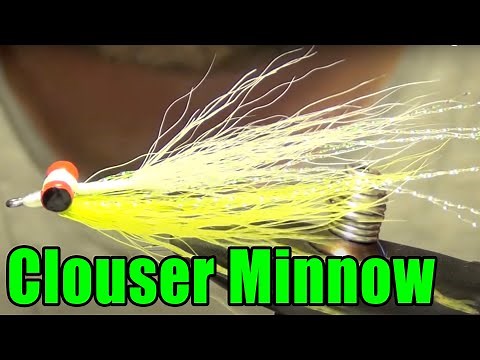 Clouser Minnow Fly Tying - Best All Purpose Saltwater Streamer Pattern - Bob Clouser Fly Pattern