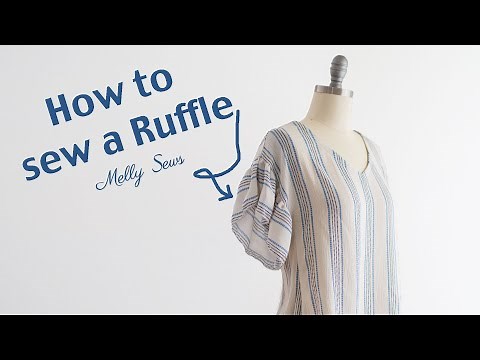 How to Sew a Ruffle - Add a Ruffle to a Garment