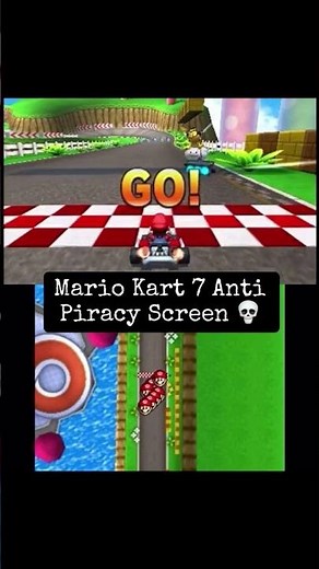 Mario Kart 7 - Anti Piracy Screen (REAL)