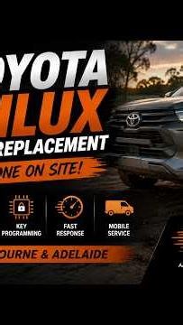 Toyota Hilux Key Replacement | Lost Car Keys Solution 🚗🔑
