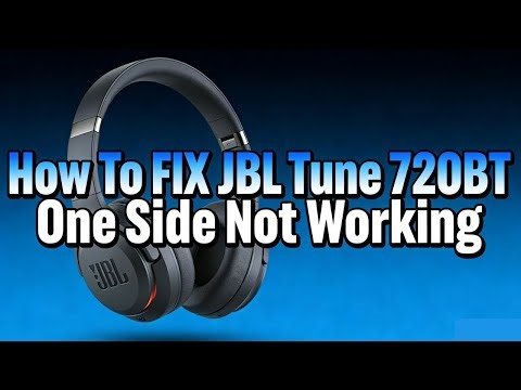 How To FIX JBL Tune 720BT One Side Not Working