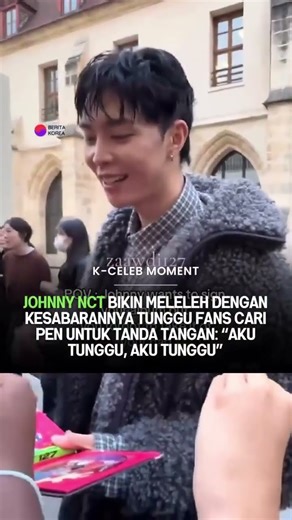Johnny NCT's moment at Paris Fashion Week #kpop #Shorts #kpopconcert