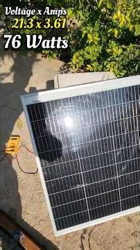 Solar Panel Voltage Testing with Multimeter | How to check Solar panel #shorts #solar #electrical