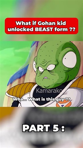 What If Gohan Unlocked BEAST Form Against Nappa? [PART5] (Fan Animation)