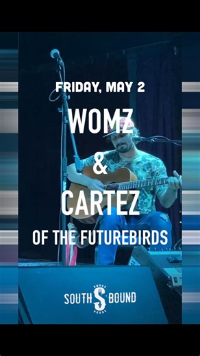Southbound Smokehouse on Instagram: "Happy Friday! @_womz and @cartezz_ of the @futurebirds will be performing an intimate set of acoustic music for you TONIGHT! Grab your tickets and come on down to the river and join us! 🎫 at link in bio or southboundsmokehouse.com 8:30PM • Womz and Cartez 7:30PM • @bankstatesogood + @samsgreatesthitsvol2 + @forestcoquinn 6:30PM • Greg Hester #southboundsmokehouse #dinnerwithaview #keeponsmokin #livemusic #northaugusta #riverside"
