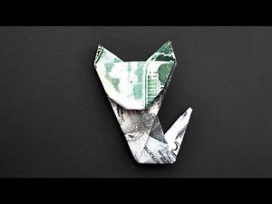 My Money CAT | Origami Dollar Animal Tutorial DIY Moneygami by NProkuda