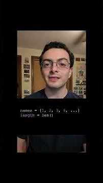 len() and list() - Coding Python with David (Episode 27)