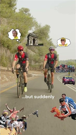 That feeling when a chill weekend ride turns into the Tour de France. 🚴🔥