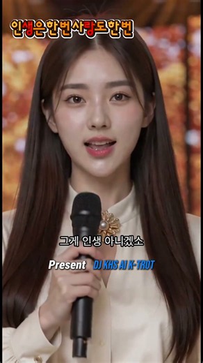 인생은 한 번 사랑도 한 번 (쇼츠5) - 트로트9 #ai #트롯 #한일톱텐쇼 #한일가왕전 #관광메들리 #현역가왕 #현역가왕2 #한일가왕전3 #현역가왕3