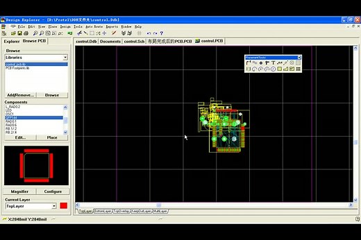 protel99se原理图视频教程（：元件-布局）