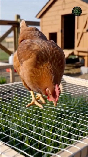 This Simple Frame Saves Your Chicken Run 🐔🌱 #backyardchickens #hacks #diy