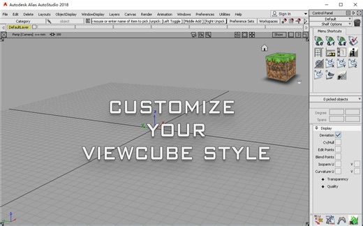 如何自定义你的ViewCube样式