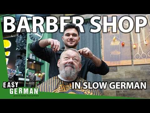Barber Shop in Slow German | Super Easy German 296
