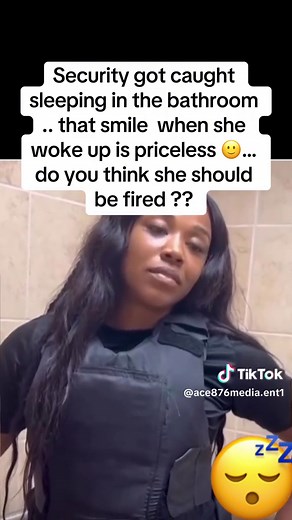 Security Guard Caught Sleeping on Duty