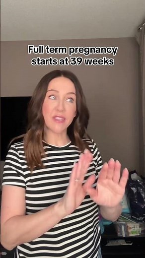 Full-term starts at 39 weeks!