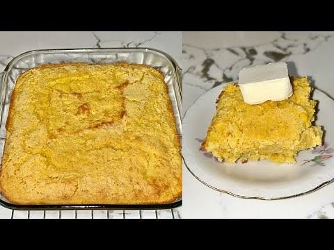 Creamed Corn Cornbread - Southern Creamed Corn Cornbread Recipe - Ellen’s ChristKwan Series 🍞🌽