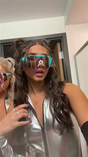 Shiny Metallic Outfits Showcase by Two Fashion Icons