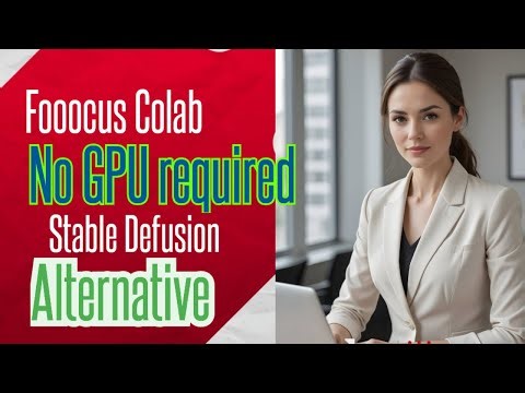 Run Fooocus without GPU || Stable diffusion alternative unlimited ai images