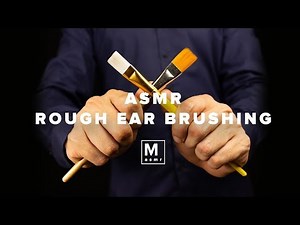 [ ASMR ] Rough Ear Brushing for Sleep and Relaxation [ 3Dio ]