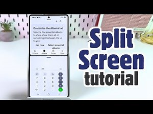 Samsung Galaxy S25 Ultra Tutorial - How to Use Split Screen Feature
