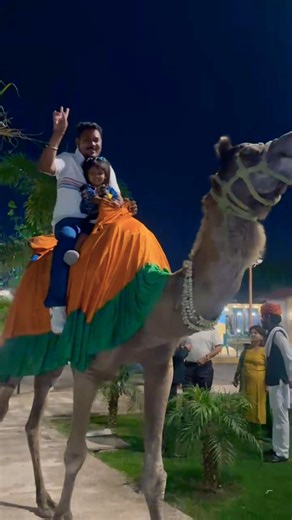 Aanya ne Papa k sath ki Camel ki Swari❣️🐪#shortsvideo#trending#viralshorts#cutebaby#ytshorts#viral