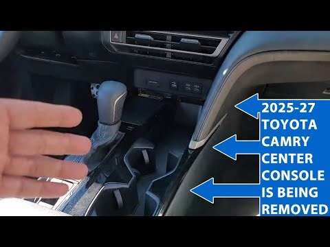 How To Remove 2025-2027 Toyota Camry Center Console.