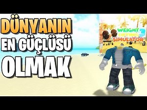 💪 Dünyanın EN GÜÇLÜSÜ Olmak! 💪 | Weight Lifting Simulator 3 | Roblox Türkçe
