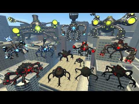 I Found Evolution of ALL Omnidroid Robots in Big City | Garry’s Mod Gameplay