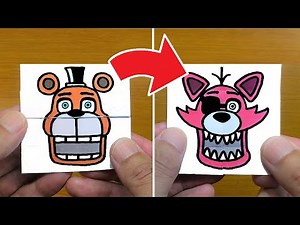 Very Easy！Super Scary and Fun Endless Card｜Paper Craft DIY Tutorial with FNaF Characters Drawing