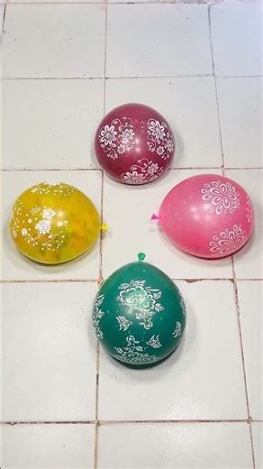 Water colour Balloon Needle Pop 💦🪡 Relaxing ASMR