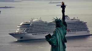 3.8K views · 22 reactions | Join Cruise Addicts as we travel to New York City and step aboard the Viking Star. At only 47,800 GRT with 14 Decks and a guest capacity of 930, this was one of the smallest ships we have ever sailed on. Here is a video of our trip along with a ship tour of Viking Ocean Cruises, Viking Star. Music by David Cutter and Andrew Applepie. | Cruise Addicts | Facebook